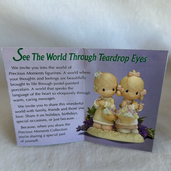 Enesco Precious Moments “And a Small Child Shall Lead Them” porcelain figurine - Picture 8 of 9